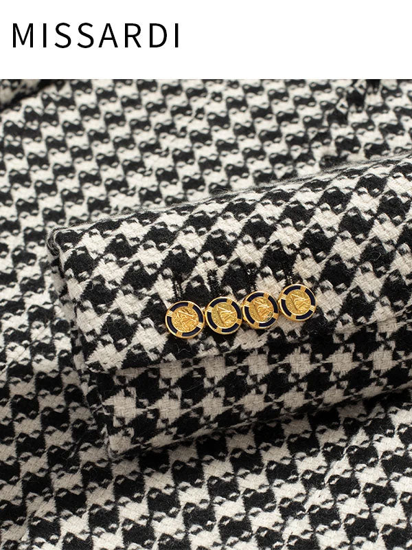 Vintage Houndstooth Blazer