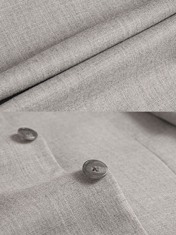 Chinese Style Band Collar Jacket