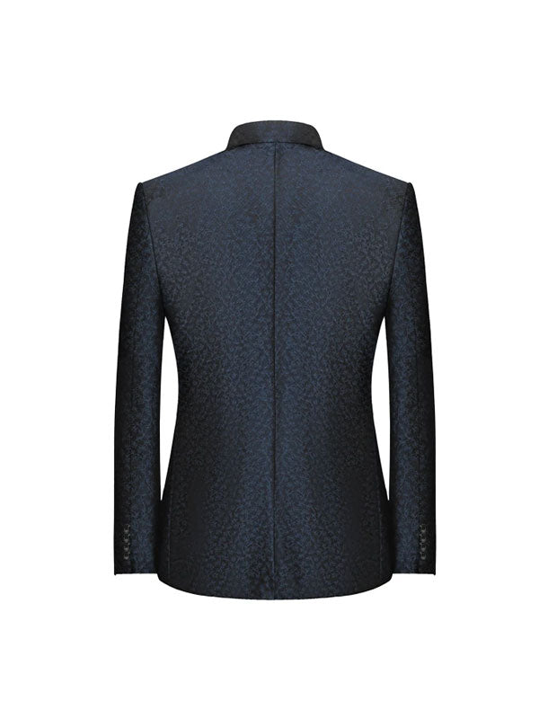 Mandarin Collar Retro Suit