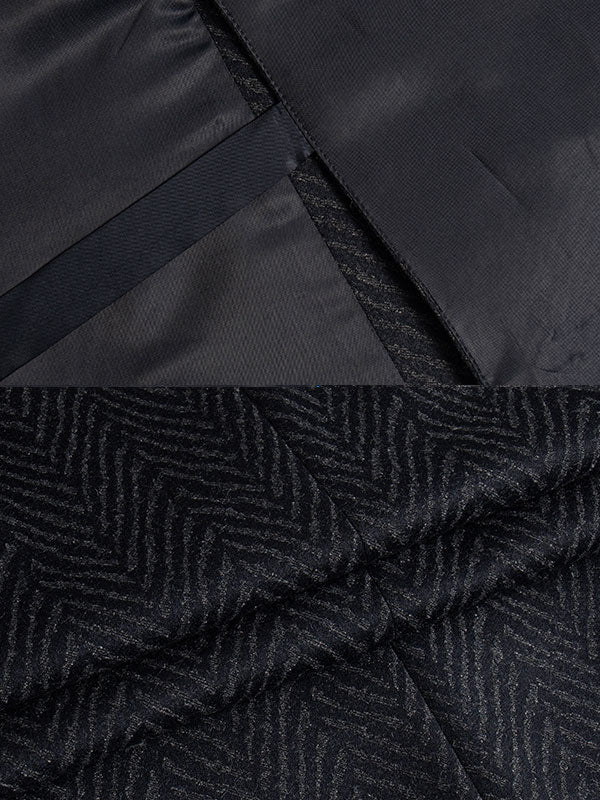 Wave Striped Wool Blazer