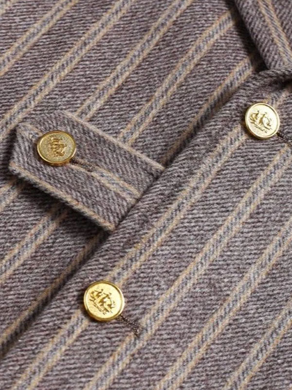 Vintage Striped Wool Vest