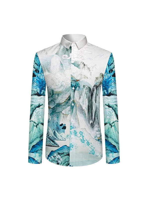 Landscape Print Shirt