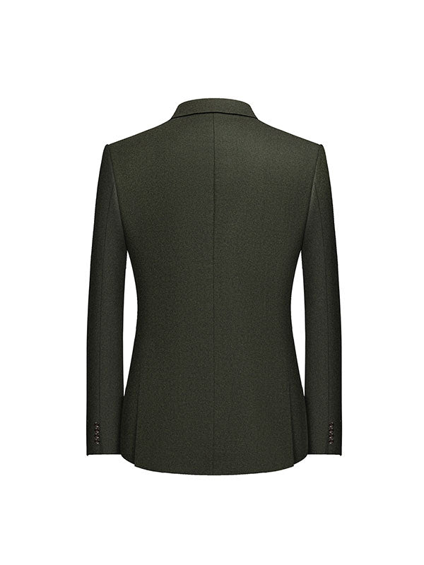 Dark Green Wool Blazer