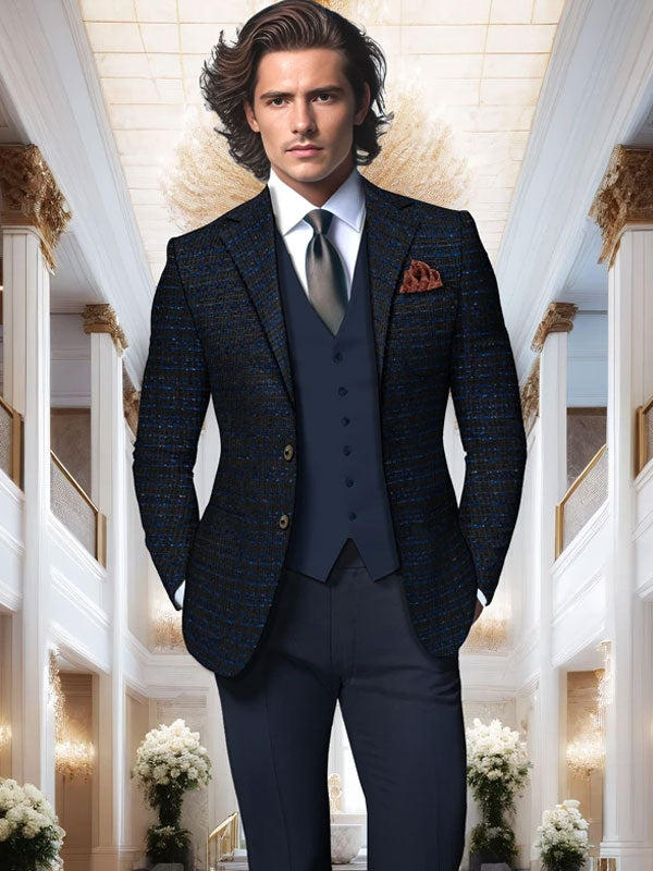 Notch Lapel Cashmere Blazer