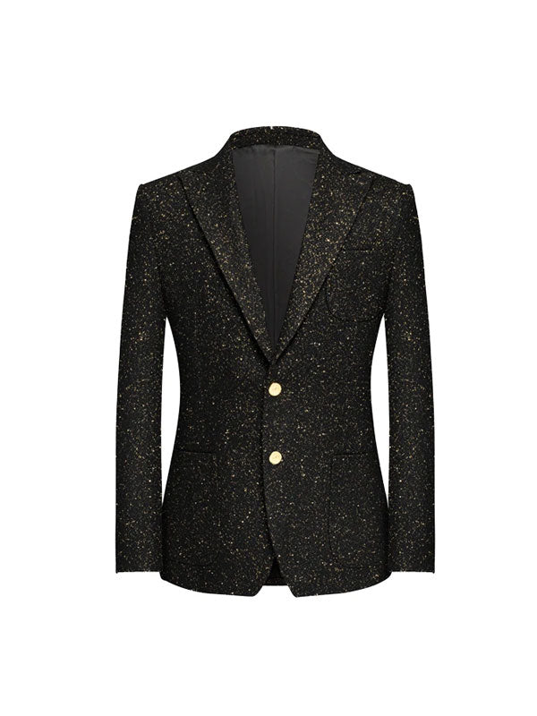 Notch Lapels Wool Blazer