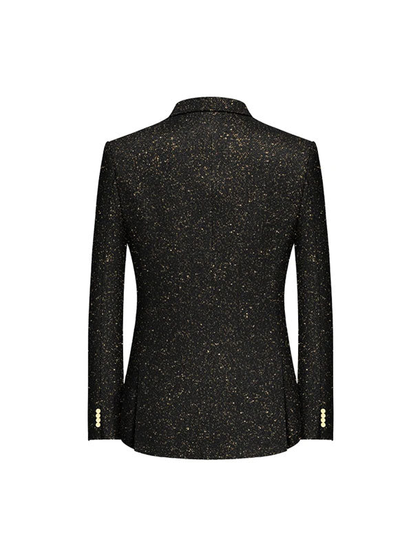 Notch Lapels Wool Blazer