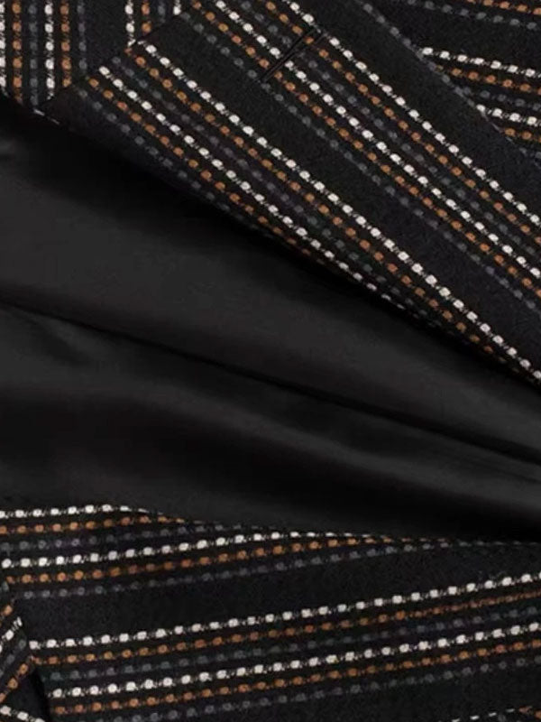 Fashionable Striped Blazer