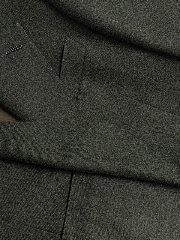 Dark Green Wool Blazer