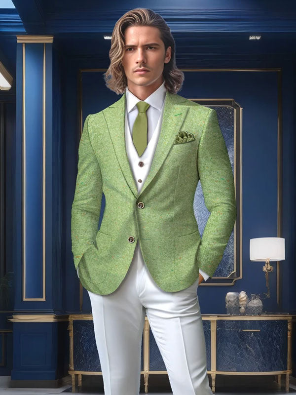 Blazer in Lino a Un Petto