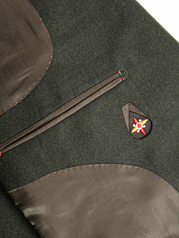 Dark Green Wool Blazer