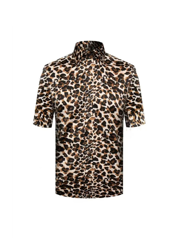 Fashionable Leopard Print Shirt