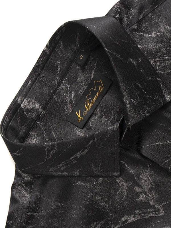 Fashion Printed Black Shirt