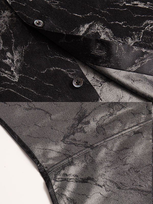 Fashion Printed Black Shirt