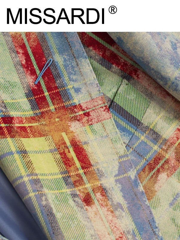 Wild Sky Plaid Blazer