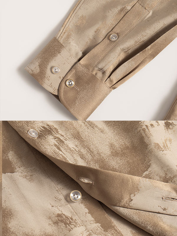 Trendy Printed Champagne Shirt
