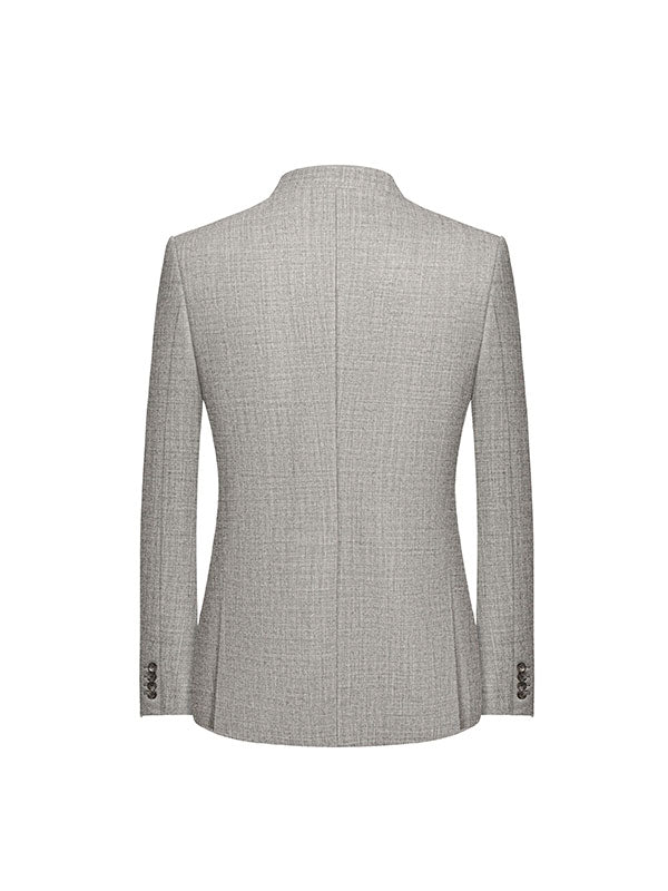 Chinese Style Band Collar Jacket