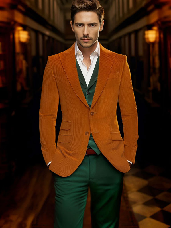 Retro Corduroy Blazer