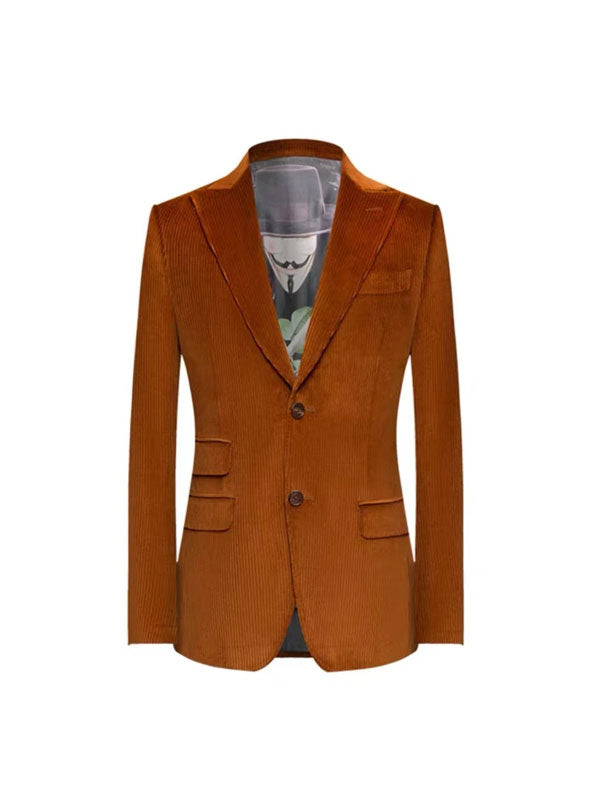 Retro Corduroy Blazer