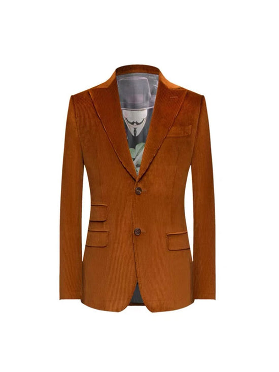 Retro Corduroy Blazer
