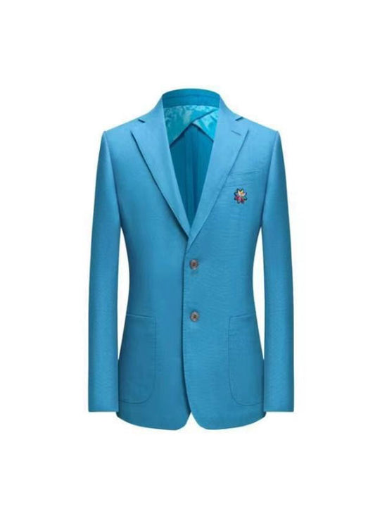 Snowflake Embroidery Blazer