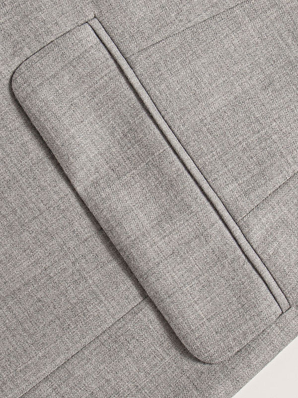 Chinese Style Band Collar Jacket