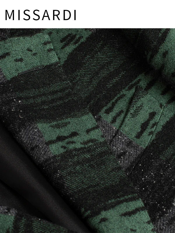 Green Striped Blazer