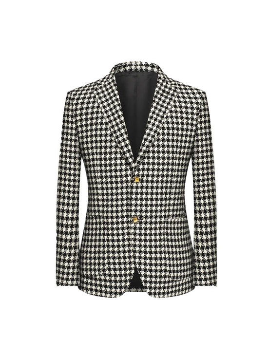 Vintage Houndstooth Blazer