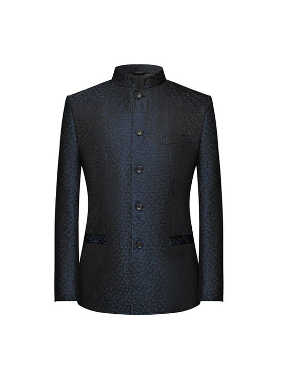Mandarin Collar Retro Suit