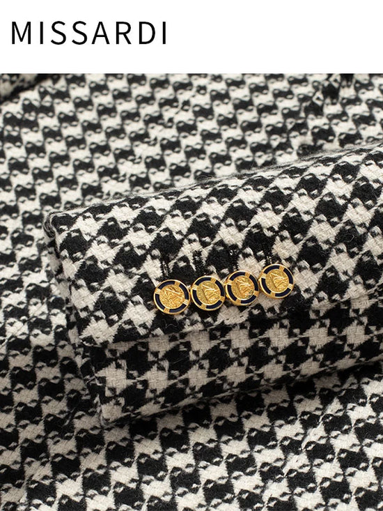 Vintage Houndstooth Blazer