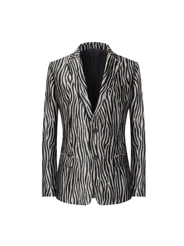 Zebra Print Blazer