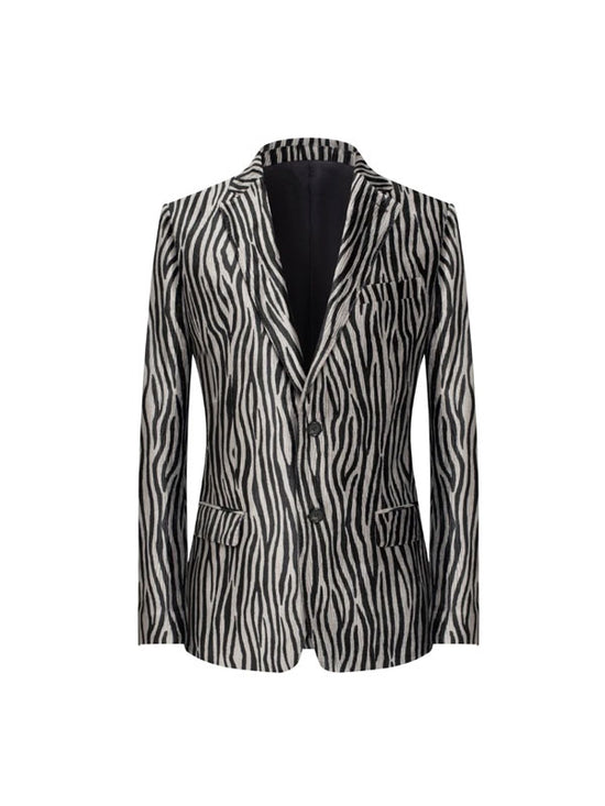 Zebra Print Blazer