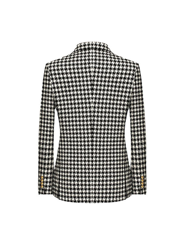 Vintage Houndstooth Blazer