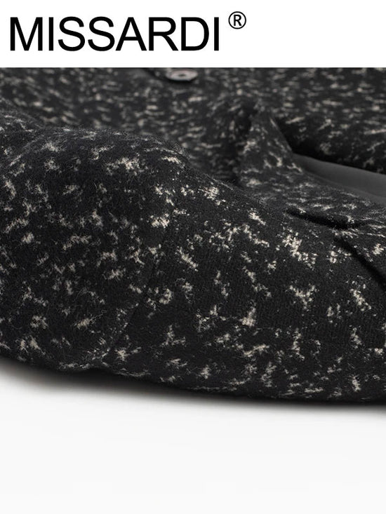 Variegated Notch Lapel Blazer