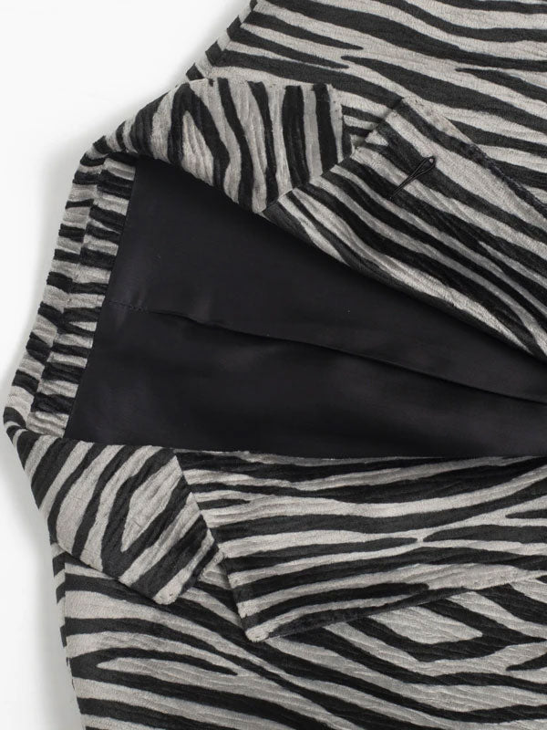 Zebra Print Blazer