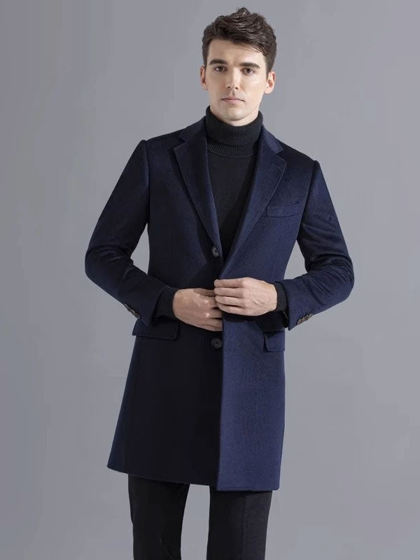 Single Breasted Blue Coat