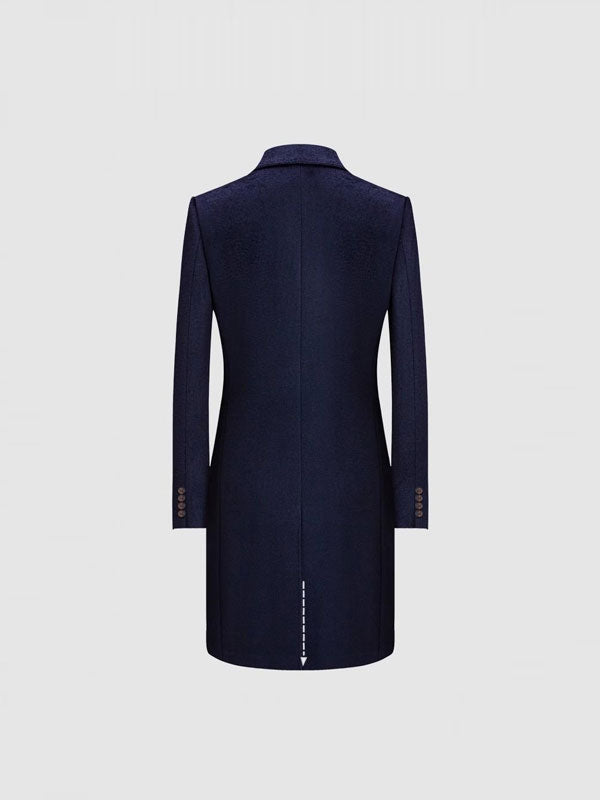 Single Breasted Blue Coat