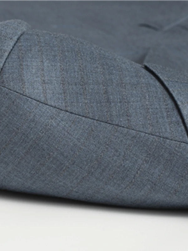 Flap Pocket Wool Solid Suit