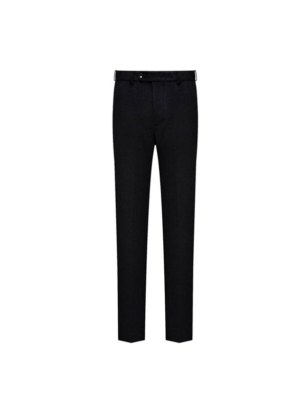 Classic Tapered Wool Trousers