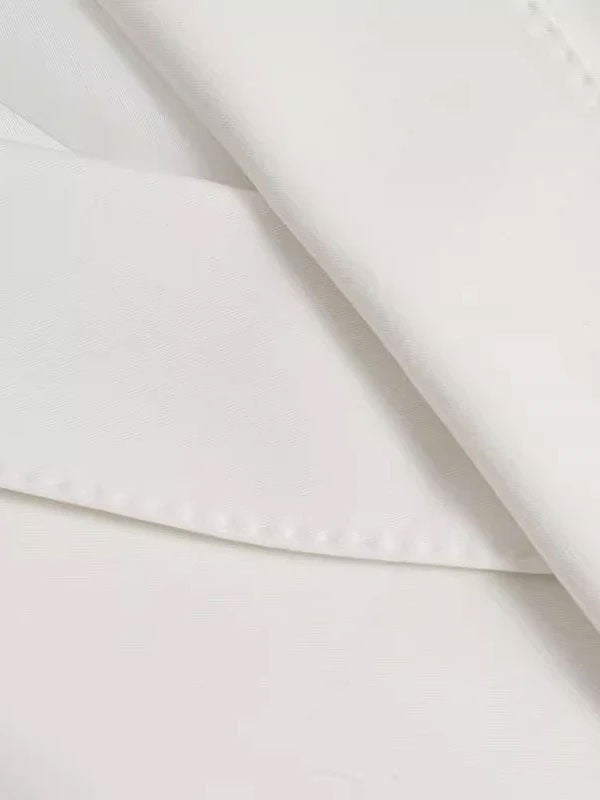 Double Breasted White Vest