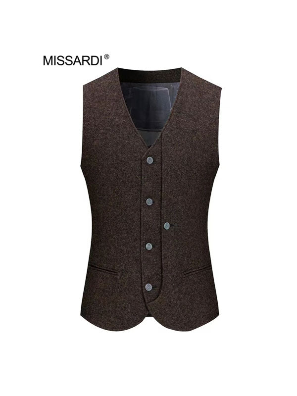 Vintage Wool Tweed Vest
