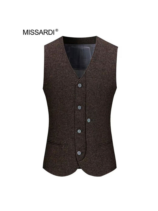 Vintage Wool Tweed Vest