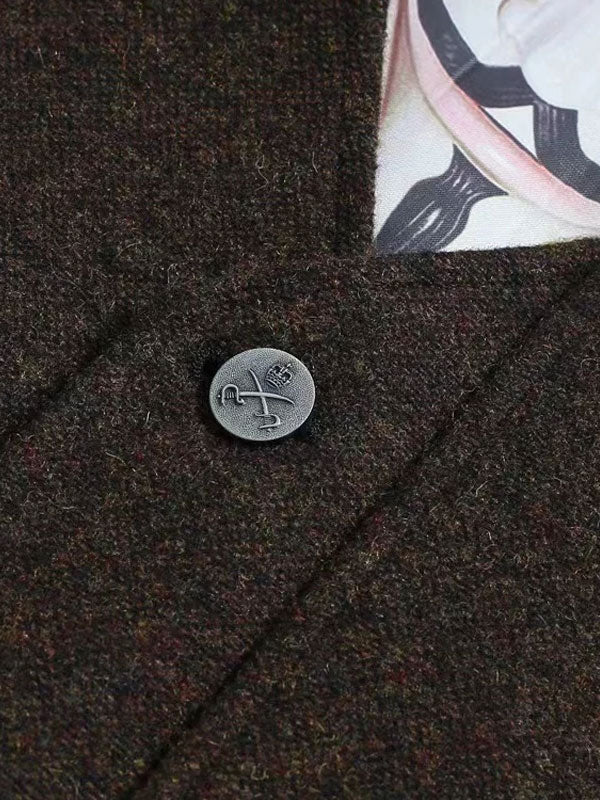 Vintage Wool Tweed Vest