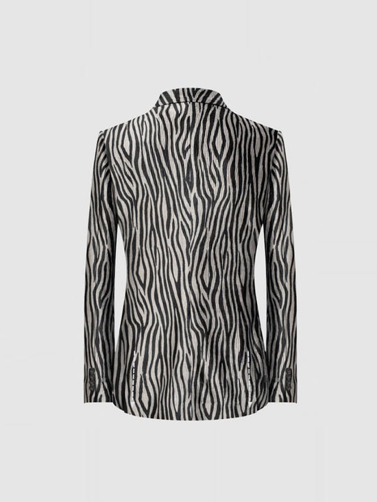 Zebra Print Blazer
