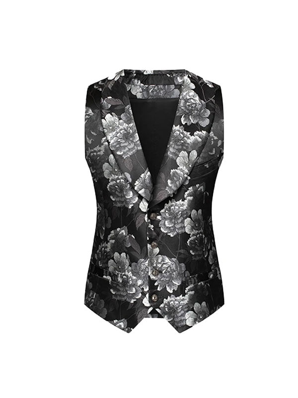 Peony Printed Vest