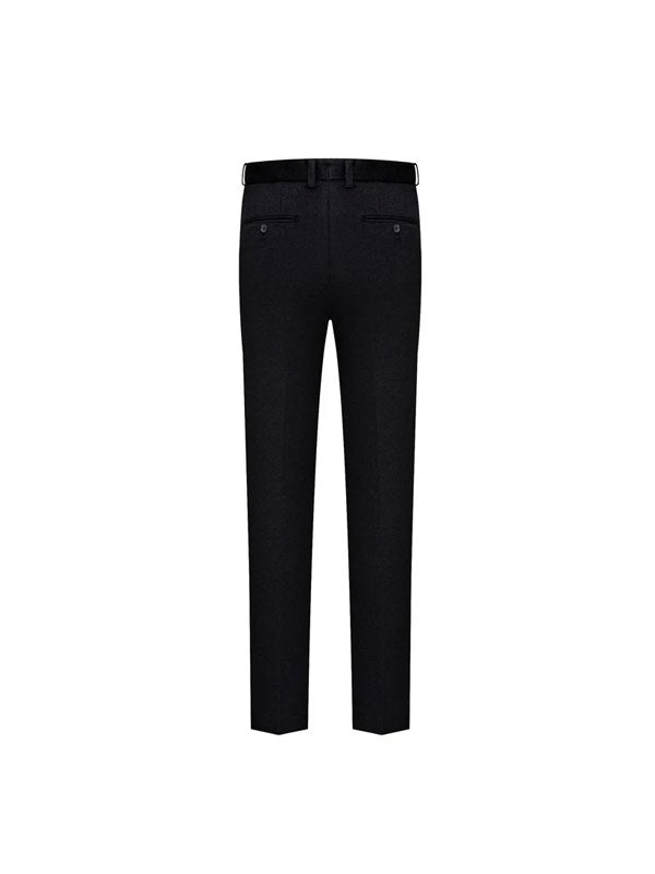 Classic Tapered Wool Trousers