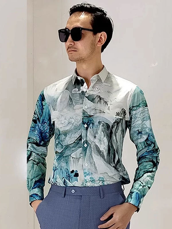 Landscape Print Shirt