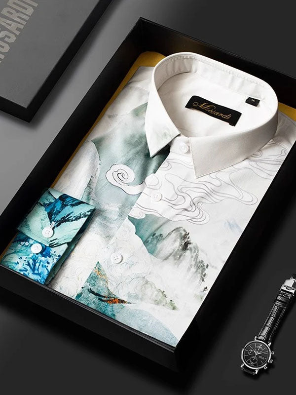 Landscape Print Shirt