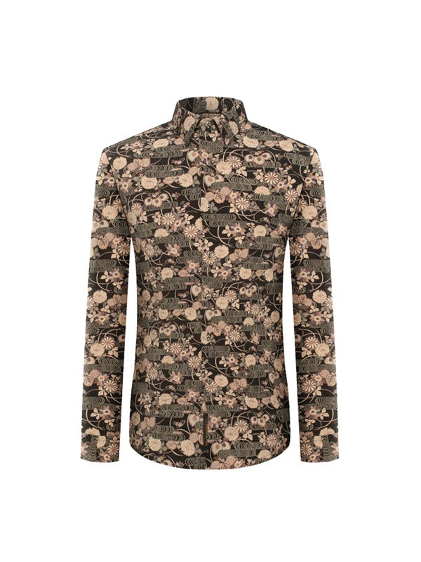 Trendy Floral Print Shirt