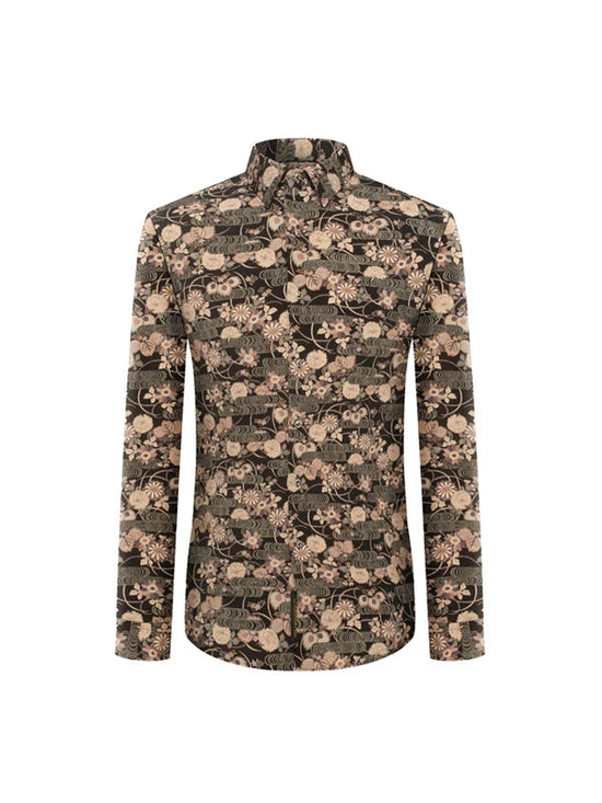 Trendy Floral Print Shirt