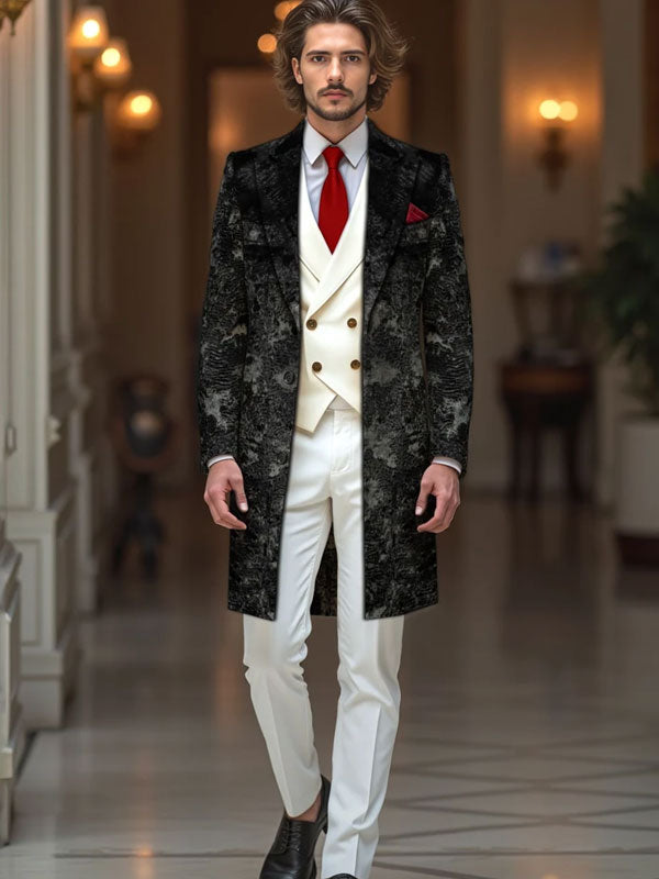 Black Luxury Texture Coat